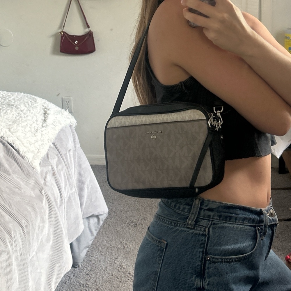 Michael Kors Gray Logo Bag
